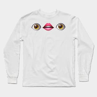 eye lip eye Long Sleeve T-Shirt